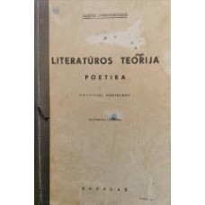 Ambrazevičius J. - Literatūros  teorija. Poetika - 1938
