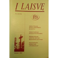 Į laisvę - Balandis Nr. 141 (178) - 2003