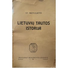 Matulaitis St. - Lietuvių tautos istorija - 1923