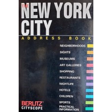 The New York City Address Book (Berlitz Cityscope) - 1991