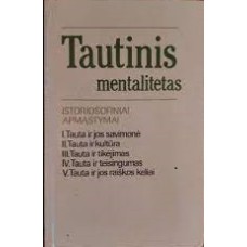 Grigas R. - Tautinis mentalitetas - 1989