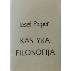 Pieper J. - Kas yra filosofija - 1992