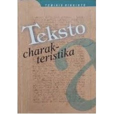 Župerka K. - Teksto charakteristika - 2000