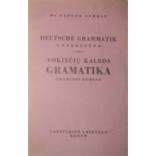 Scholz A. - Vokiečių kalbos gramatika - 1941