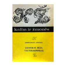 Jonynas A. - Liudvikas Rėza tautosakininkas - 1989