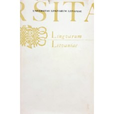 Eigminas K. - Universitas linguarum Litvaniae - 1981