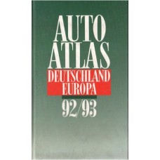Auto Atlas. Deutschland Europa 92/93 - 1992