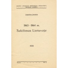 Janulaitis A. - 1863-1864m. sukilimas Lietuvoje - 1990